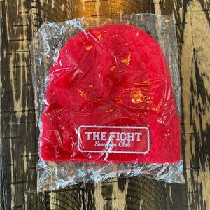 NWT 🌟 THE FIGHT 🌟 SMOKERS CLUB - Red Knit Hat - OS